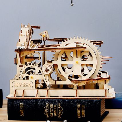 RoboTime - 3D puzzle com pista de berlindes Espiral