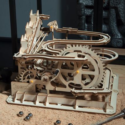 RoboTime - 3D puzzle com pista de berlindes Espiral