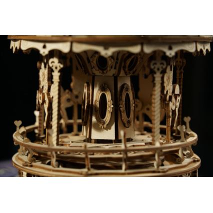 RoboTime - 3D puzzle de caixa de música Carrossel romântico