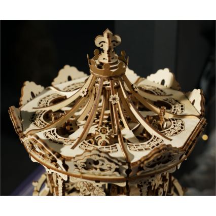 RoboTime - 3D puzzle de caixa de música Carrossel romântico