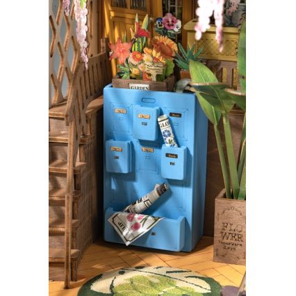 RoboTime - Casa LED  para livros Jardim casa 3D puzzle 2xAAA