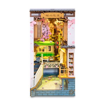 RoboTime - Casa LED para livros Sakura Alley 2xAAA