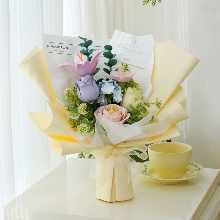 RoboTime - Puzzle 3D Bouquet de primavera