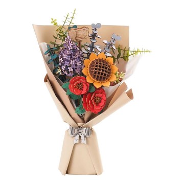 RoboTime - Puzzle 3D de madeira Bouquet