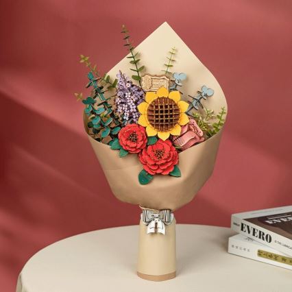 RoboTime - Puzzle 3D de madeira Bouquet