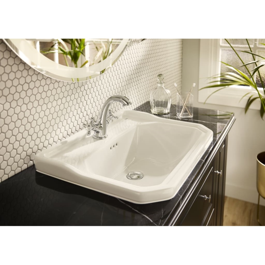 Roca A3270A5000 - Lavatório embutido CARMEN 60x45 cm cerâmica/branco