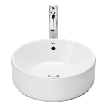 Roca A3270MJ000 - Lavatório de bancada GAP diâmetro 39 cm cerâmica/branco
