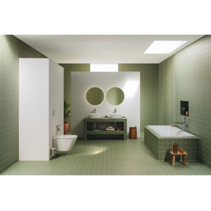 Roca A3270MJ000 - Lavatório de bancada GAP diâmetro 39 cm cerâmica/branco