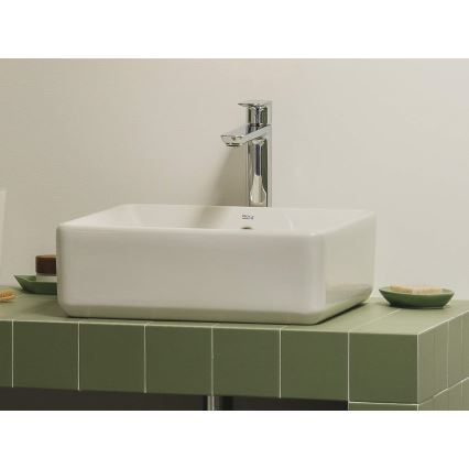 Roca A3270ML000 - Lavatório de bancada GAP 39x37 cm cerâmica/branco