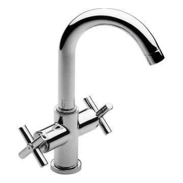Roca A5A3043C00 - Torneira do lavatório + resíduos com descarga LOFT 27 cm cromado brilhante