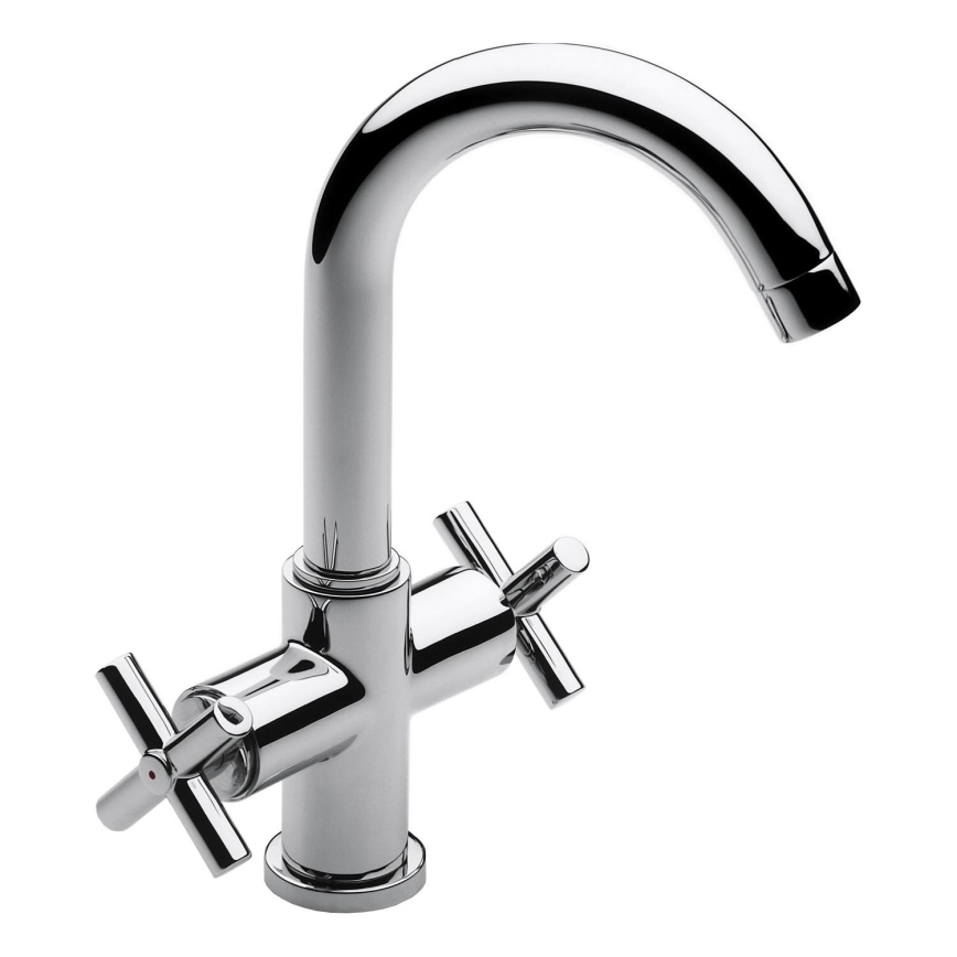 Roca A5A3043C00 - Torneira do lavatório + resíduos com descarga LOFT 27 cm cromado brilhante