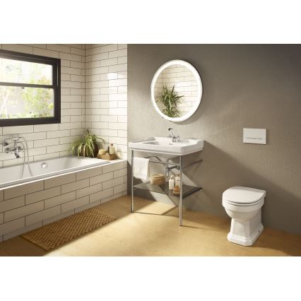 Roca A5A3A4BC00 - Misturadora para lavatório + válvula com transbordamento CARMEN 17,8 cm cromo brilhante