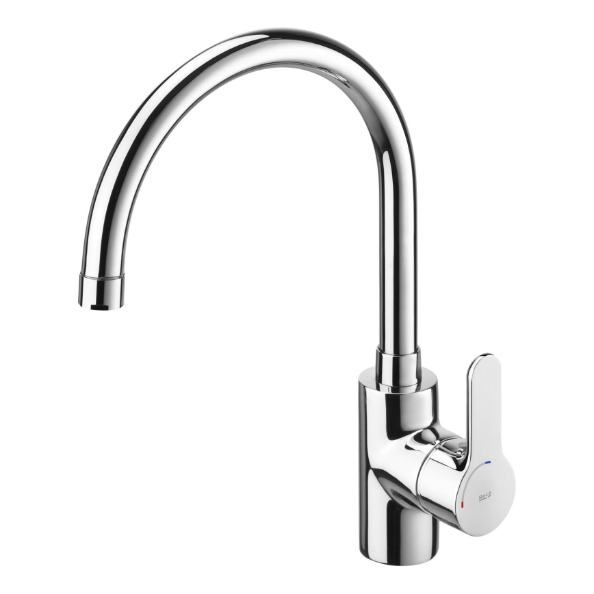 Roca A5A8409C00 - Torneira para lava-loiça L20 32,5 cm cromado brilhante