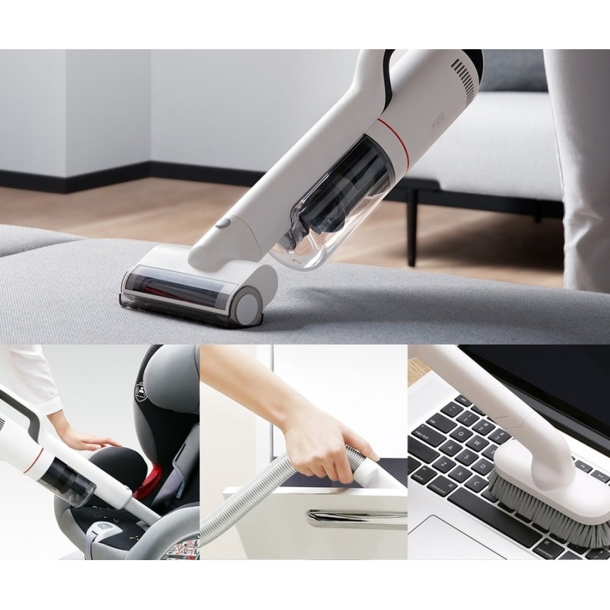 ROIDMI RI-X20 - Aspirador vertical 2 em 1 com acessórios 435W/2500 mAh branco
