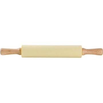 Rolo de madeira com silicone TORO 43 cm creme