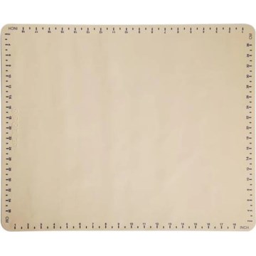 Rolo de massa em silicone TORO 52x42 cm, creme