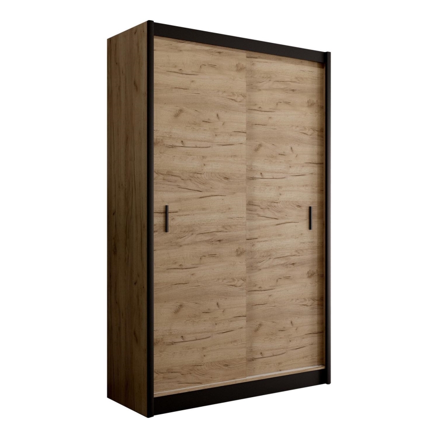 Roupeiro com portas deslizantes SAPHIRA 150x215 cm carvalho craft