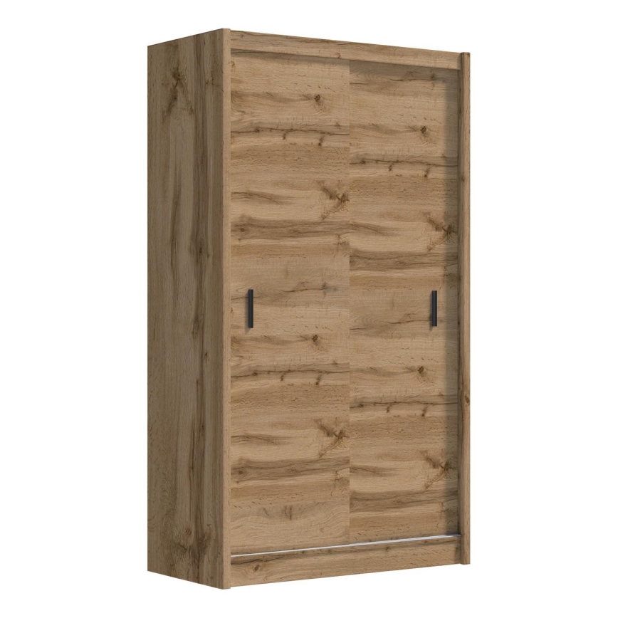 Roupeiro com portas deslizantes SAPHIRA 150x215 cm carvalho wotan