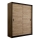 Roupeiro com portas deslizantes SAPHIRA 203x215 cm carvalho craft