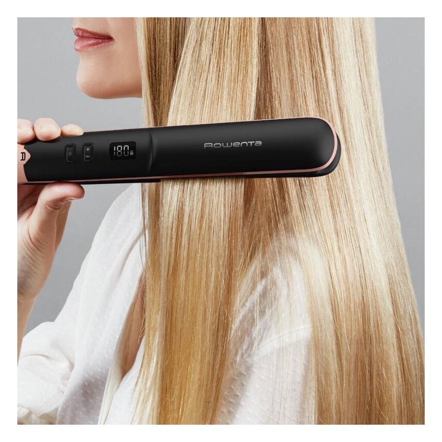 Rowenta - Alisador de cabelo com visor LCD EXPRESS SHINE 39W/230V