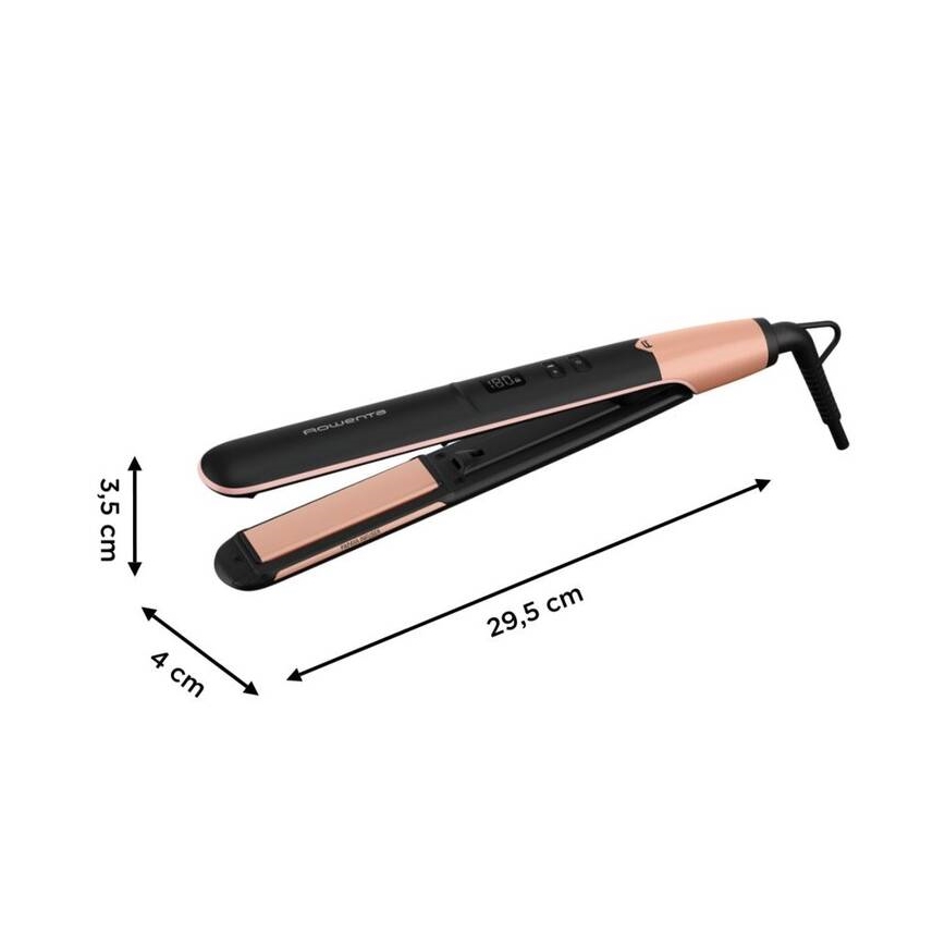 Rowenta - Alisador de cabelo com visor LCD EXPRESS SHINE 39W/230V