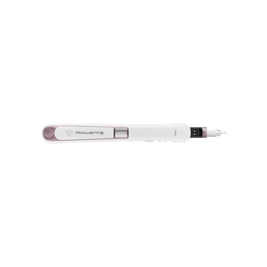 Rowenta - Alisador de cabelo com visor LCD PREMIUM CARE 32W/230V rosa/branco