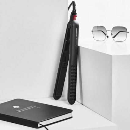 Rowenta - Alisador de cabelo KARL LAGERFELD OPTILISS preto