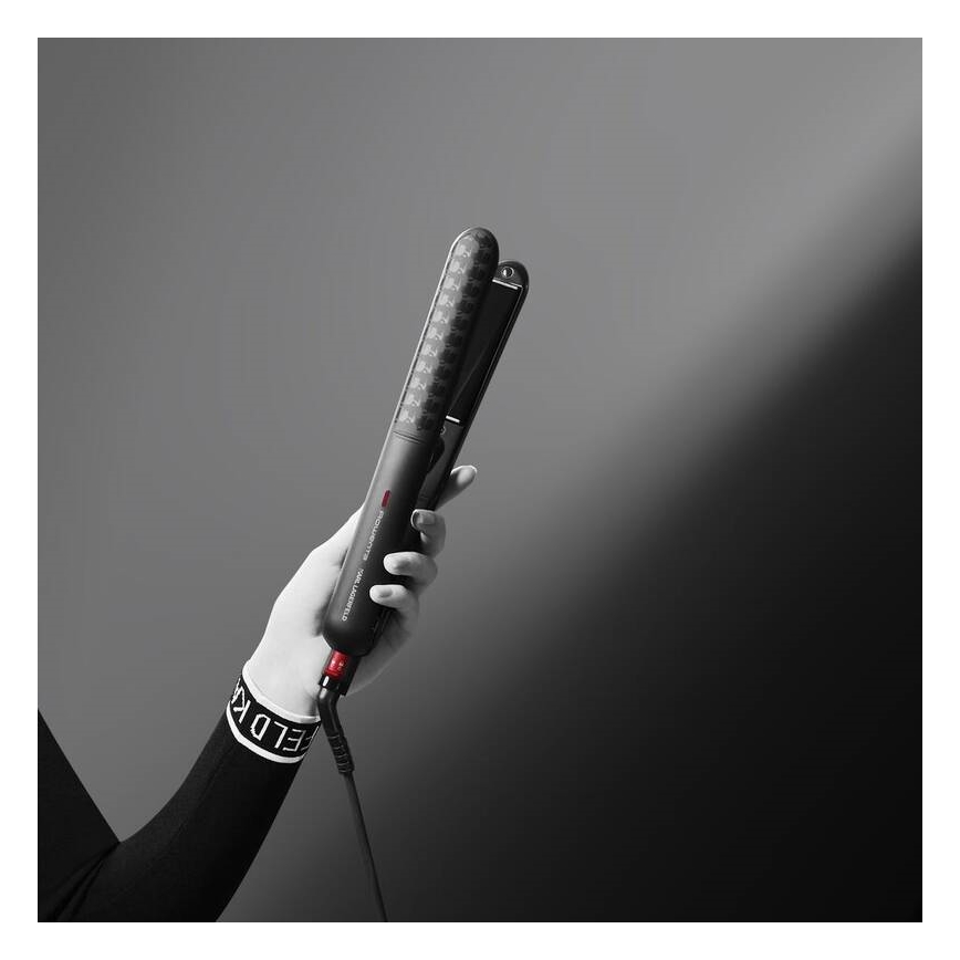 Rowenta - Alisador de cabelo KARL LAGERFELD OPTILISS preto