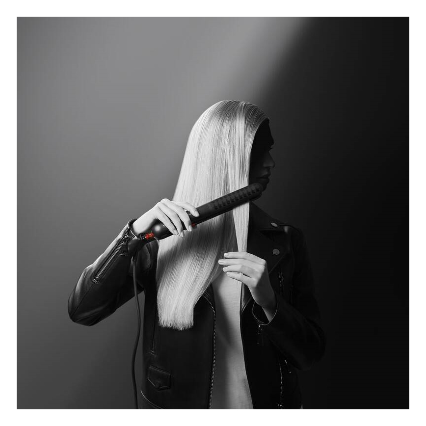 Rowenta - Alisador de cabelo KARL LAGERFELD OPTILISS preto