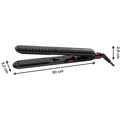 Rowenta - Alisador de cabelo KARL LAGERFELD OPTILISS preto