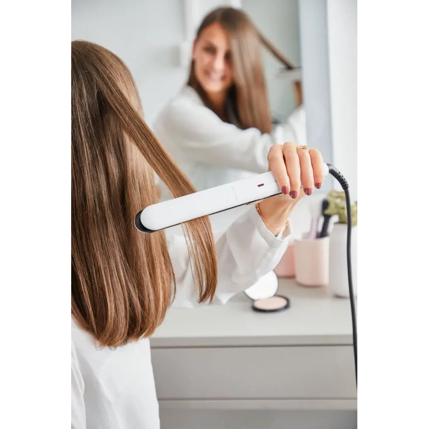 Rowenta - Alisador de cabelo OPTILISS branco
