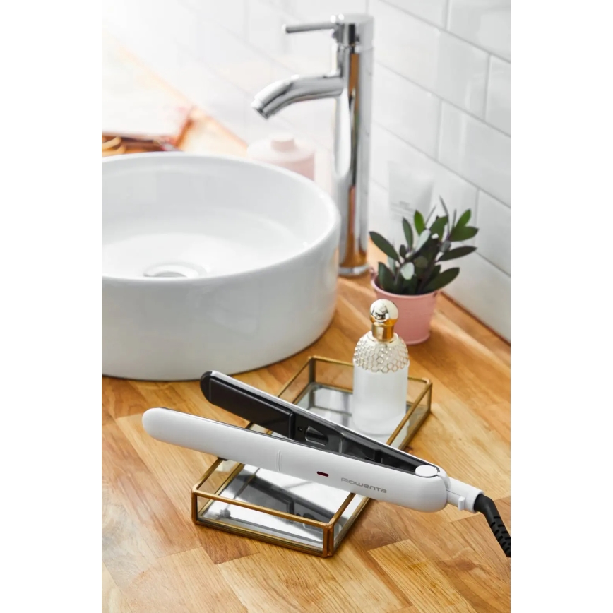 Rowenta - Alisador de cabelo OPTILISS branco