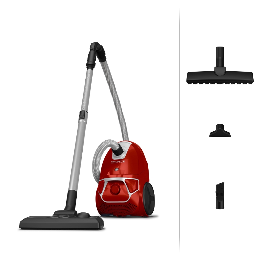 Rowenta - Aspirador com saco COMPACT POWER 750W/230V vermelho