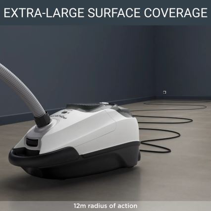 Rowenta - Aspirador com saco SILENCE FORCE ALLERGY+ 4,5l 400W/230V preto/branco
