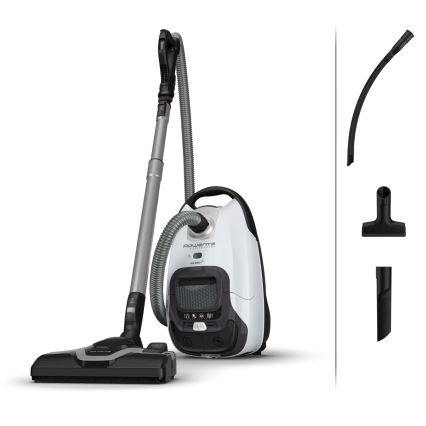 Rowenta - Aspirador com saco SILENCE FORCE ALLERGY+ 4,5l 400W/230V preto/branco