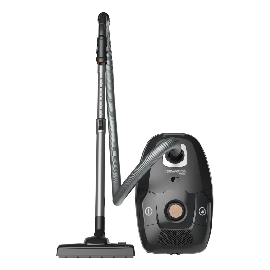 Rowenta - Aspirador com saco VERDE FORCE EFFITECH ECO TOTAL CLEAN 400W/230V preto