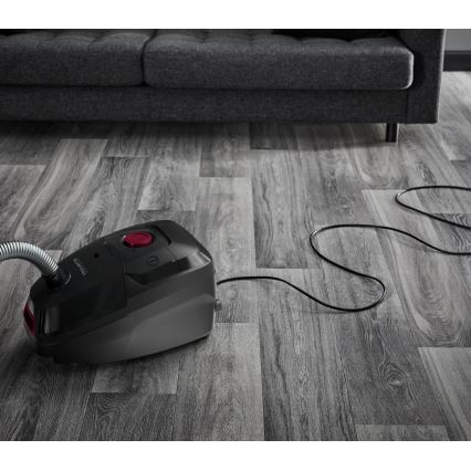 Rowenta - Aspirador com saco VERDE FORCE MAX ECO TOTAL CLASSIC 900W/230V preto