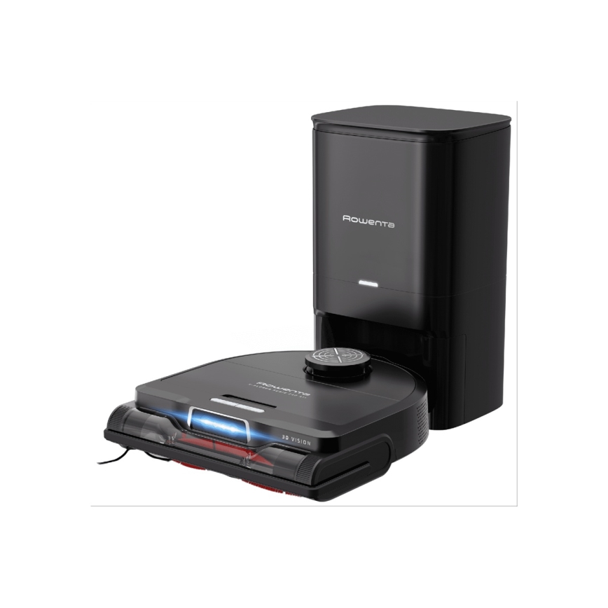 Rowenta - Aspirador robô inteligente com mopa X-PLORER S240+ AI Animal & Allergy Wi-Fi 5200 mAh