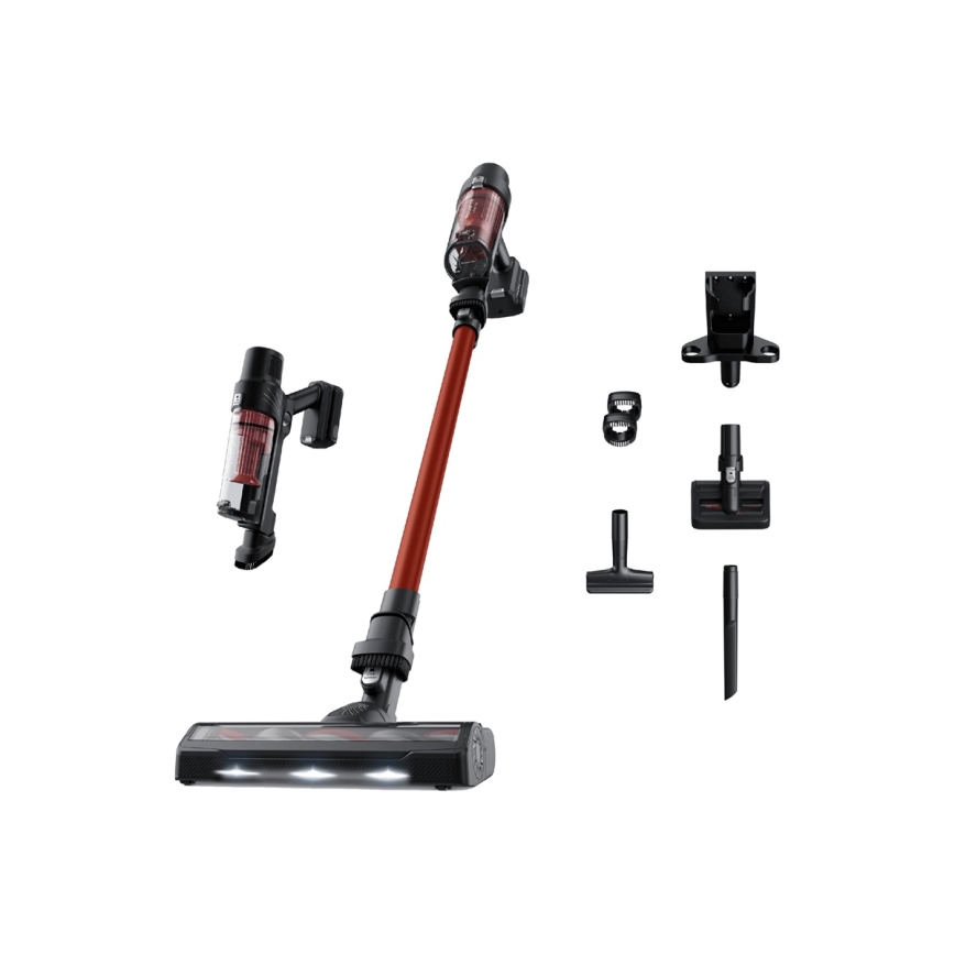 Rowenta - Aspirador vertical 2 em 1 X-PERT ANIMAL 140W/18V vermelho