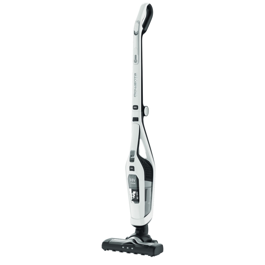 Rowenta - Aspirador vertical DUAL FORCE 2EM1 100W/18V 2500 mAh branco
