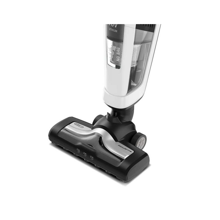 Rowenta - Aspirador vertical DUAL FORCE 2EM1 100W/18V 2500 mAh branco