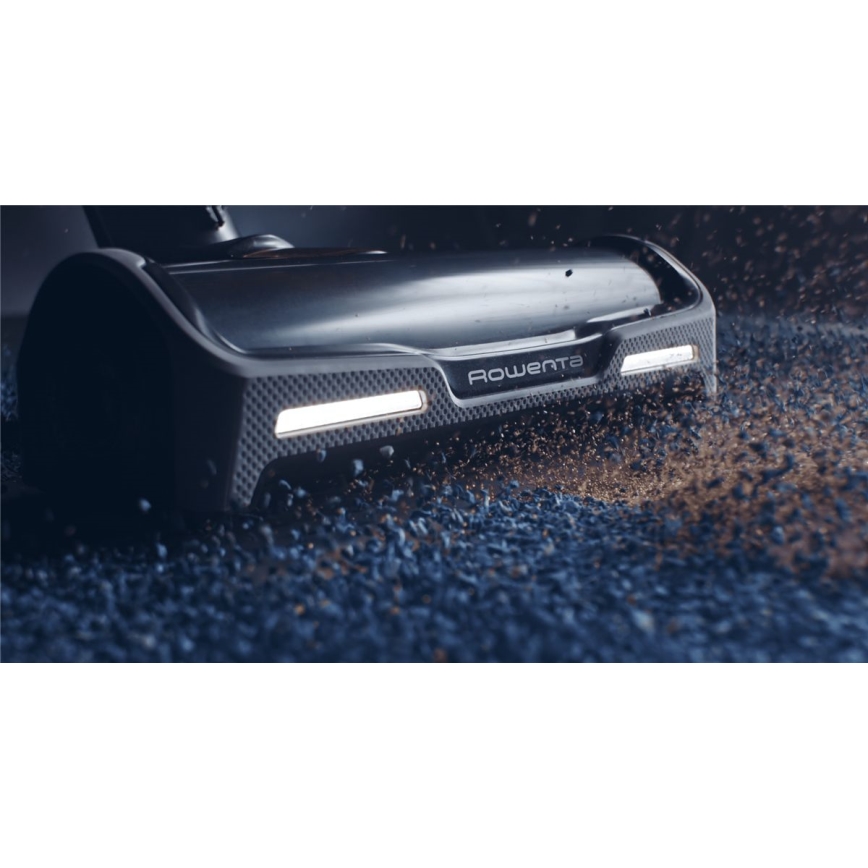 Rowenta - Aspirador de bastão com mopa X-FORCE FLEX ANIMAL AQUA AUTO 3em1 480W/32,4V 2500 mAh azul