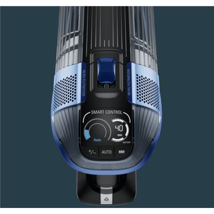 Rowenta - Aspirador de bastão com mopa X-FORCE FLEX ANIMAL AQUA AUTO 3em1 480W/32,4V 2500 mAh azul