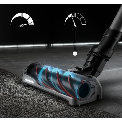 Rowenta - Aspirador de bastão com mopa X-FORCE FLEX ANIMAL AQUA AUTO 3em1 480W/32,4V 2500 mAh azul