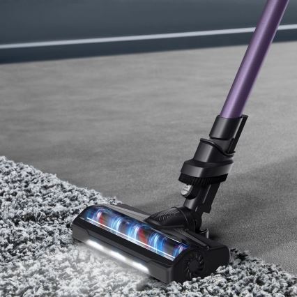 Rowenta - Aspirador vertical X-PERT 2em1 140W/18V 2500 mAh roxo