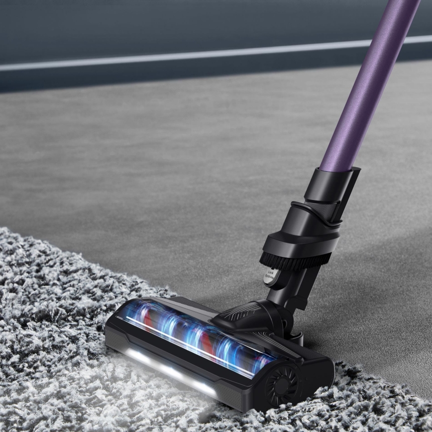 Rowenta - Aspirador vertical X-PERT 2em1 140W/18V 2500 mAh roxo
