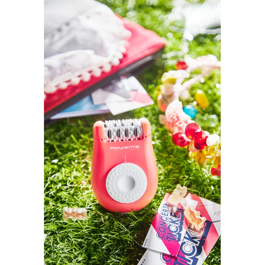 Rowenta - Depiladora EASY TOUCH 230V rosa