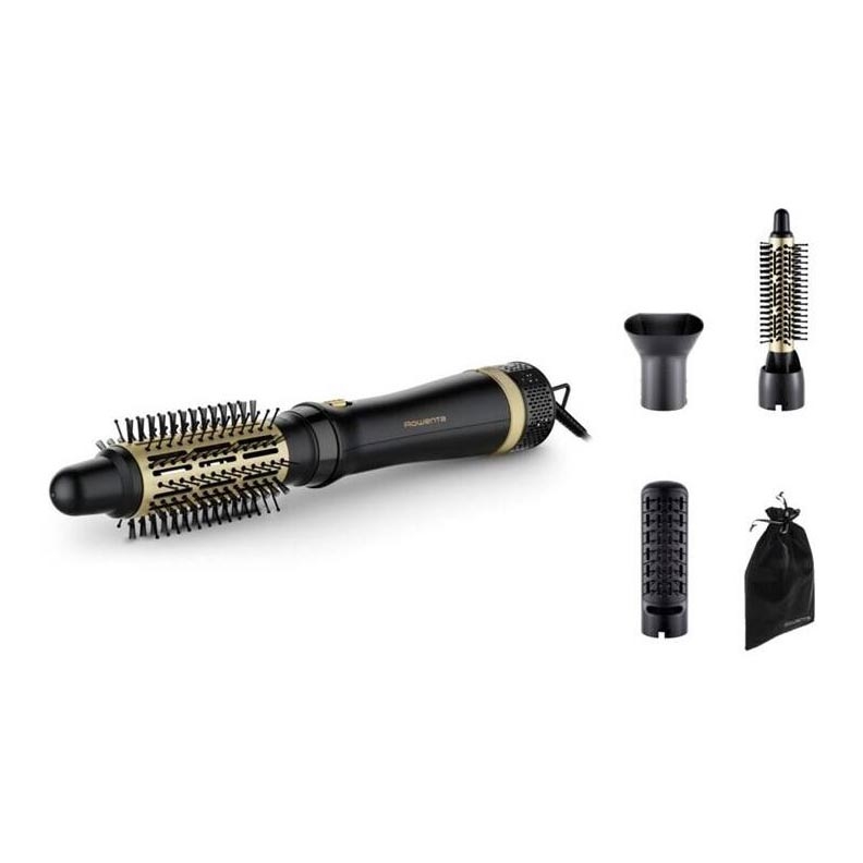 Rowenta - Escova de ar quente EXPRESS STYLE 800W/230V preto/dourada