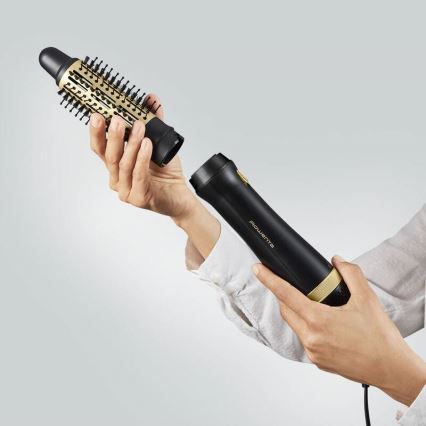 Rowenta - Escova de ar quente EXPRESS STYLE 800W/230V preto/dourada