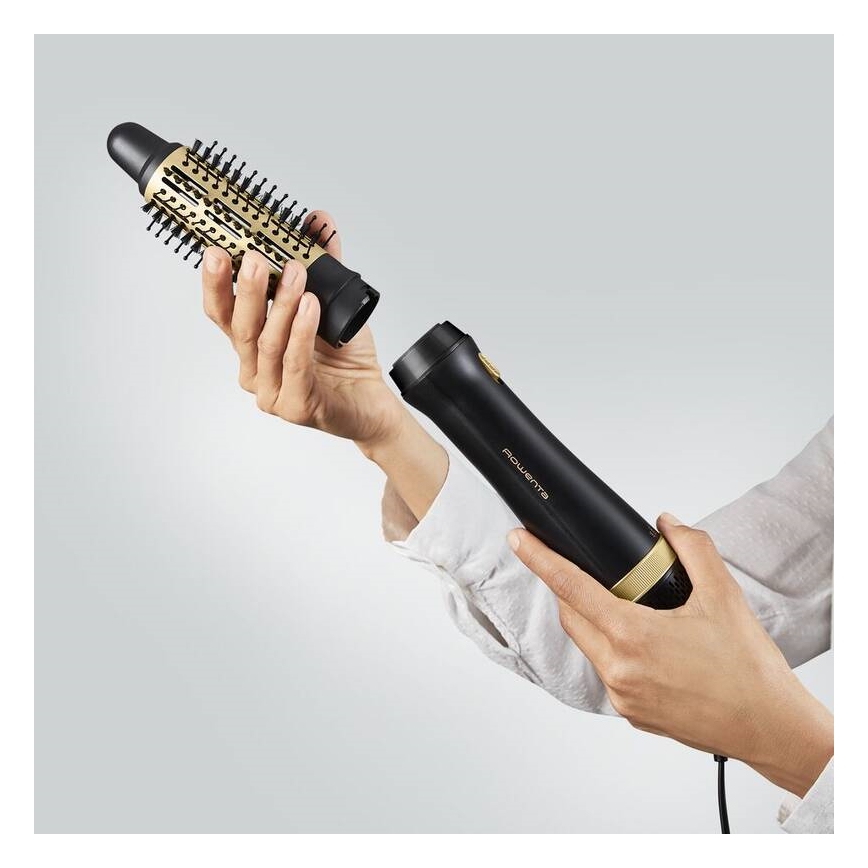Rowenta - Escova de ar quente EXPRESS STYLE 800W/230V preto/dourada